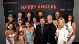 Cast of "Natty Knocks" pose together at their premiere in Los Angeles Robert Englund, Bill Moseley, 