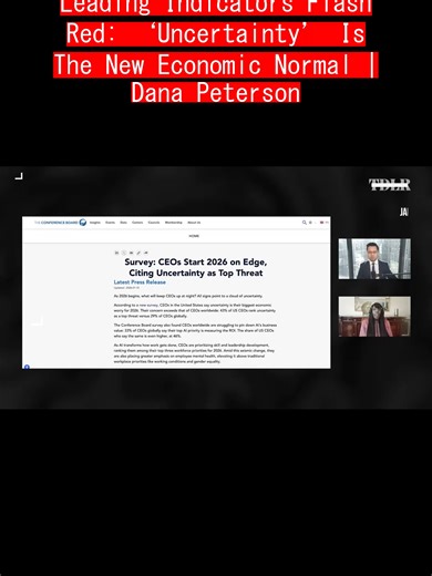 Leading Indicators Flash Red: ‘Uncertainty’ Is The New Economic Normal | Dana Peterson