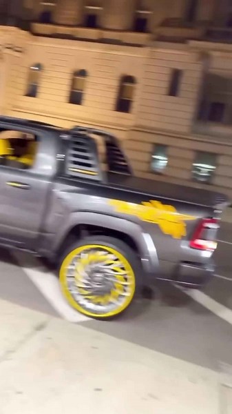 TRX Dodge Ram truck on 30’s and Escalade on 30’s