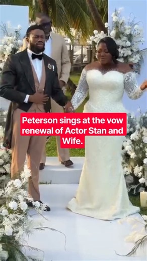 At the Vow Renewal of Stan Nze and Wife Blessing Obasi #viral #trending