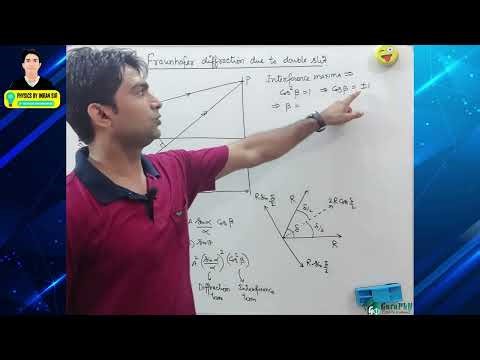 Double Slit Fraunhofer Diffraction, IAS/UPSC Physics, Lecture-W4.2
