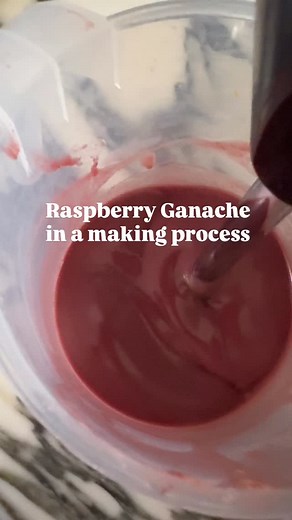 💫✨ With the best ingredients come the best creations. This beautiful raspberry ganache is in the making — crafted from silky white Belgian chocolate, homemade raspberry purée, and mascarpone. Smooth, glossy, and full of natural colour and flavour — the perfect filling for my Chocolate & Raspberry Mousse Cake 🍫💗 : : : #lovemycakes_sussex #raspberryganache #moussecake #handmadedesserts #horshamcakes #belgianchocolate #luxurydesserts #madefromscratch #sussexbaker #freshingredients #homemadedesse