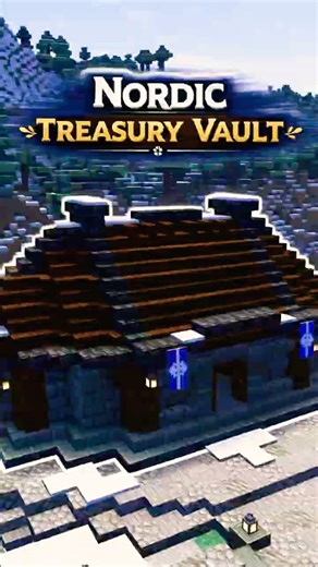 Minecraft Nordic Treasury Vault! #minecraft #minecrafttutorial