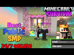 😎 New Best Free Public Smp Server For Minecraft 🧁 | Java/Pe/Pojav | 24/7 Online | Anyone Can Join 🪷