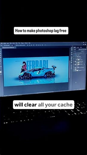 Photoshop Lag Gone in 30 Seconds #photoshop #tutorial #speedup