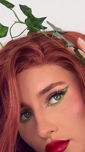 Cherry Crush Poison Ivy Makeup Tutorial