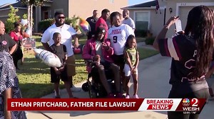 FSU football player Ethan Pritchard, father file lawsuit after Ethan survived being shot in head