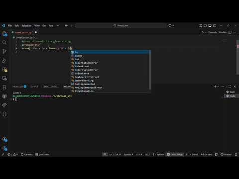 Vowel count in a given string #python #vowels #coding #programming
