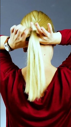 Schnelle Frisuren für feine Haare | Haare hochstecken #Shorts