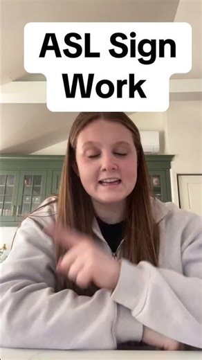 Learn How To Sign "Work" in ASL for Beginners | American Sign Language #shorts