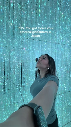 If you’re visiting Japan, team labs in Kyoto is a must visit. Newly opened with three different floors. We spent around 3 hours inside. It felt like we were in a different universe 😍 #japan #japantiktok #travel #kyoto