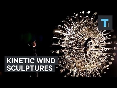 Kinetic wind sculptures