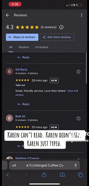 Mobile Coffee Shop's Hilarious Response to Bad Review