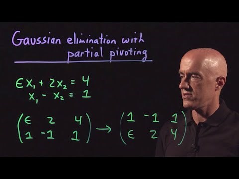 Gaussian Elimination with Partial Pivoting | Lecture 25 | Numerical Methods for Engineering