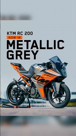 KTM RC 200 Just Got a New Look 👀🔥 | Metallic Grey Edition