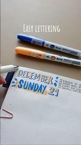 Easy lettering for your journal (Supplies are in a comment)