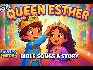 Esther the Brave Queen 👑 Bible Story Animation for Little Kids | Little Bible Heroes