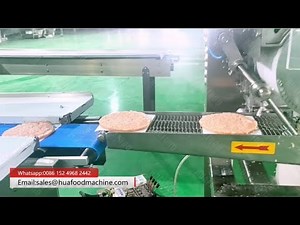 Industrial Hamburger Patty Machine From Shaping to Packaging