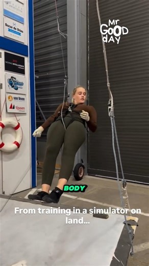 This Simulator Trains Sailors to Balance at High Speed #shorts