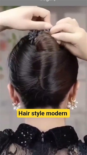 Hair do simple praktis, Hair style tutorial modern #hairstyle #trend #beautiful #trend #shorts #fyp