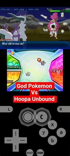 pokemon Arceus vs Hoopa Unbound #pokemon #arceus #anime #monster