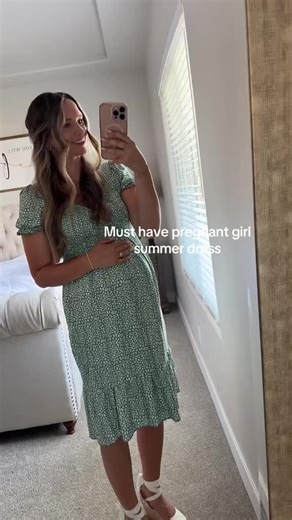 Adorable Spring/Summer Maternity Dress Ideas