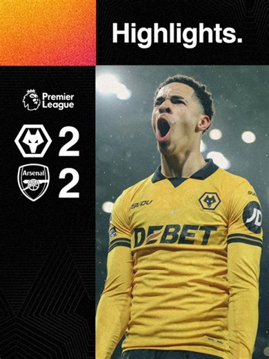 Late Drama: Wolves vs Arsenal 2-2 Highlights