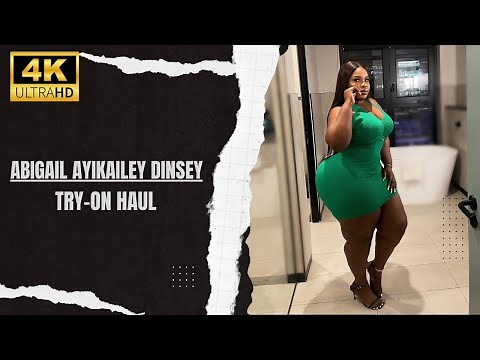 Abigail Ayikailey Dinsey Plus Size Curvy Model - 4K Fashion Look-book