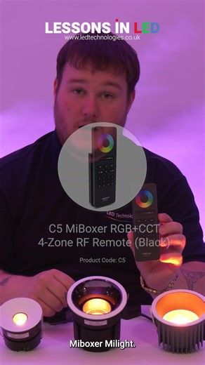 Explore the ultimate in smart lighting control with our MiBoxer MiLight downlighters. 🎥