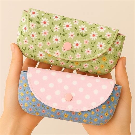 Fabric Glasses Case PDF Sewing Pattern, DIY Eyeglass Pouch, Handmade Sunglasses Holder - Etsy