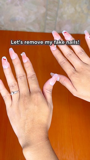 8.8K views · 50 reactions | Let’s remove my fake nails﫣#yuheebeauty #pressonnails #nailtutorial #nailsartvideos #rhinestones #longnails #prettynails #nailextenstion #fyp #camillevelasco #tiktokaffiliate #aesthetic #cutenails #ribbonnails #heartnails #pinknails | Camille Velasco | Facebook