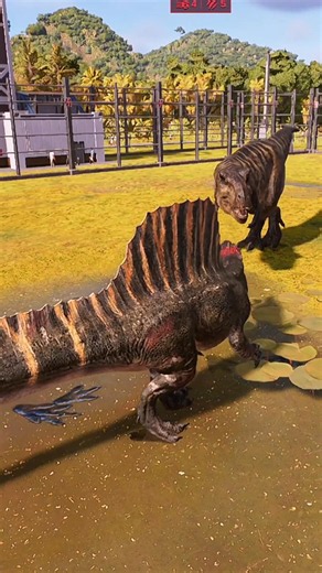 EMBER Vs Rebirth SPINOSAURUS - Jurassic World Evolution 3 #jurassicworld