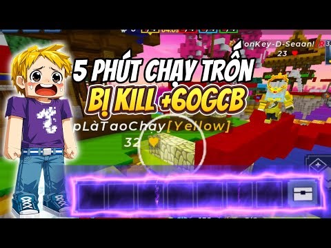 (Blockman Go) Bedwars: Escape Challenge - Getting Defeated by a Pro Will Get +60 GCB