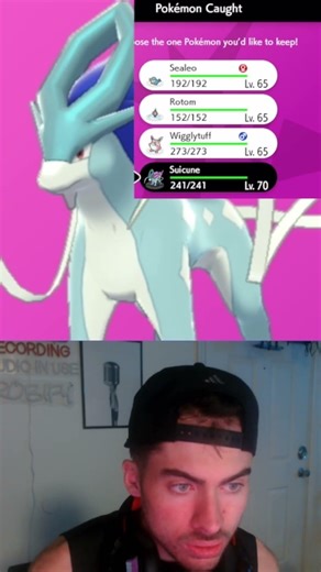 First Encounter Shiny Suicune Reaction (Pokemon)