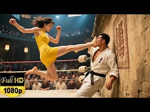 日本空手道冠軍囂張挑釁，不料卻被功夫少女一腳絕殺！| Kung Fu | 功夫 | 動作片