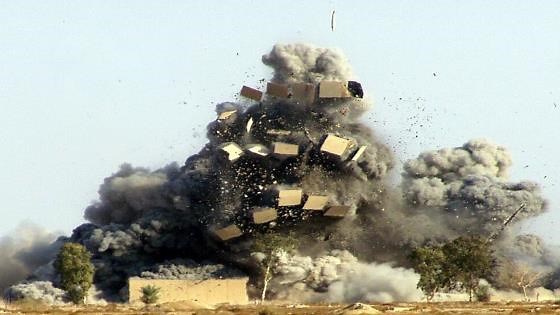 Massive Ordnance Penetrator Breaks Through 200 Feet of Pure Concrete.