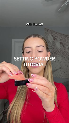 Valentine's Day Makeup Tutorial: Setting Powder Tips