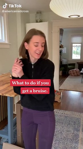 Treat a sore bruise with this easy advice. #FirstAid #HowTo #Bruises #LearnOnTikTok #LifeTips #FirstAidTips