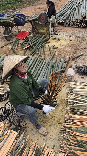 Bamboo toothpick factory . 487 . #bamboo #facility #toothpick #facility #machine