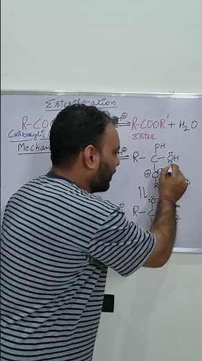 What is esterification? mechanism explained II class 12 chemistry II #organicchemistrybyamanthakur