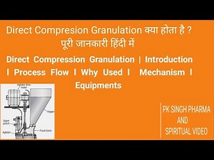 Direct Compression Granulation | Introduction l Process Flow l Why Used l Mechanism l Equipments