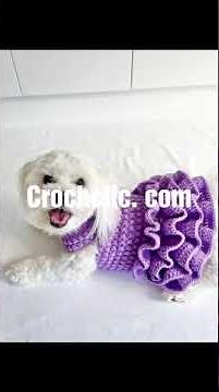 free Crochet dog sweater pattern