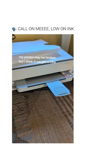 Caps 👀 | This video documents a rhythmic mechanical malfunction in a home office appliance, resulting in an accidental audiovisual synchronization.... | Instagram