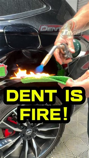 Myke Toledo | Lateral Tension vs Cold Glue vs Tools. Which Worked Best? used three different techniques to remove this dent on an Acura. First was... | Instagram