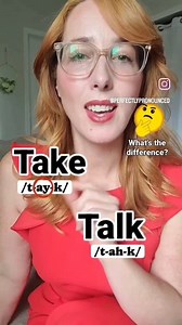 89K views · 2.8K reactions |  English: Take vs. Talk These 2 words...