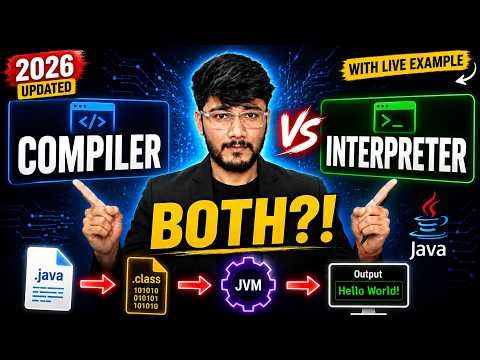 Why Java uses BOTH a Compiler and an Interpreter 🤔 [2026]