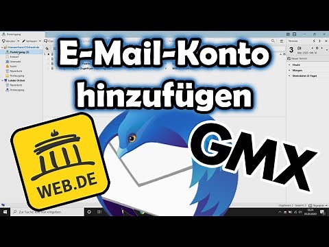 Mozilla Thunderbird - Add GMX and Web.de account