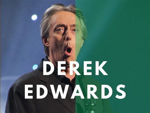 DEREK EDWARDS - "King of Canadian Comedy" hits the Harbourfront Theatre with his out-to-lunch ridiculous new show "OXY MORON" on March 27th! Who doesn't need to laugh their overpriced socks off right now? | Shantero Productions