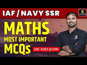 Navy SSR & IAF Math Most Important MCQs | Ravikant Sir | Utkarsh Defence Academy