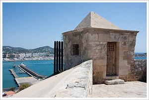 Baluard de Santa Llúcia (Santa Llúcia Bastion) in Ibiza, Spain